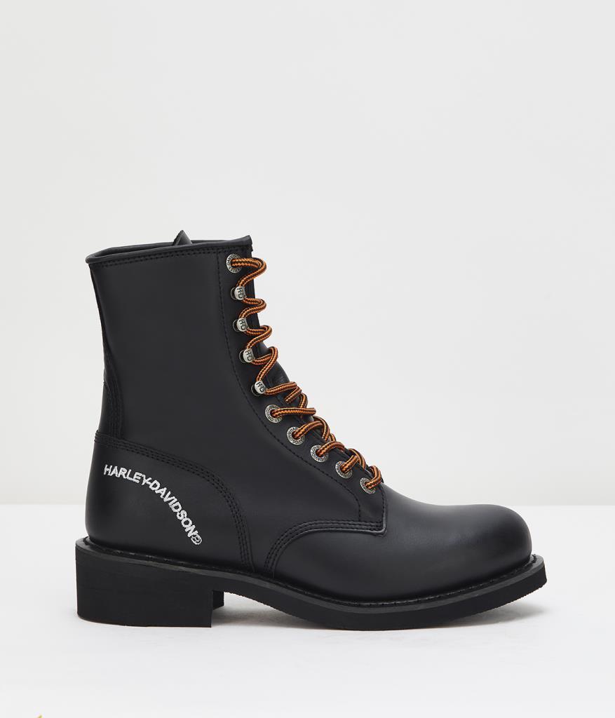 Harley Davidson Workers 418 Black Deri Erkek Bot