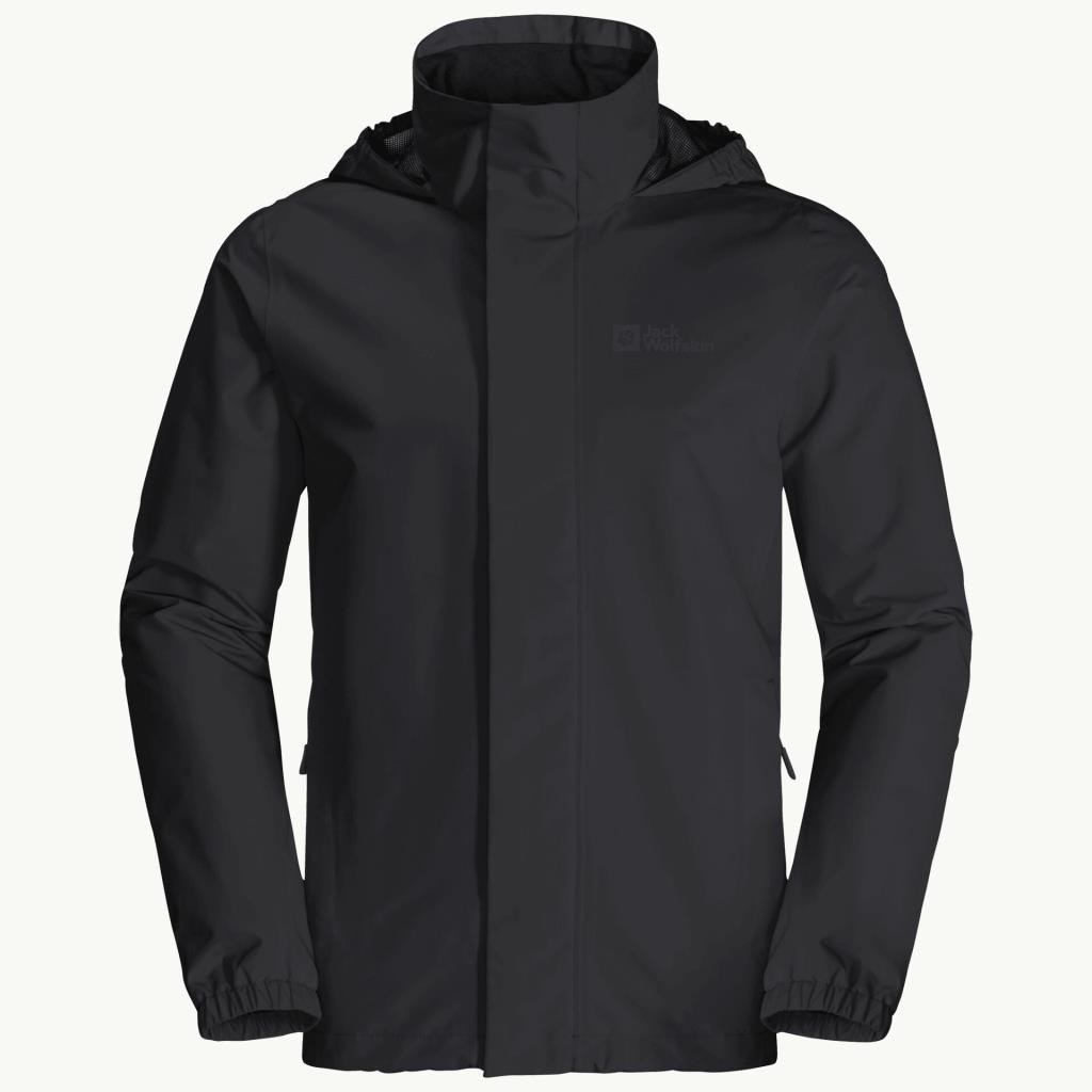 Jack Wolfskin 1111142_6000_004 Stormy Point 2L JKT M Black Erkek Outdoor Ceket
