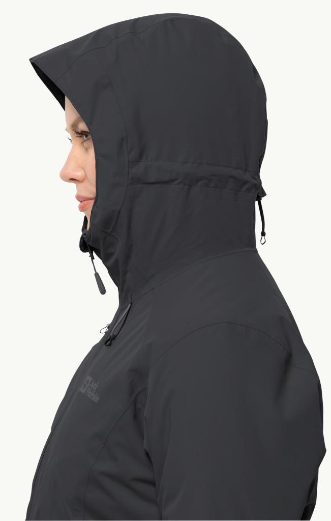 Jack Wolfskin 1111592_6000 Wisper Ins JKT W Black Kadın Outdoor Ceket