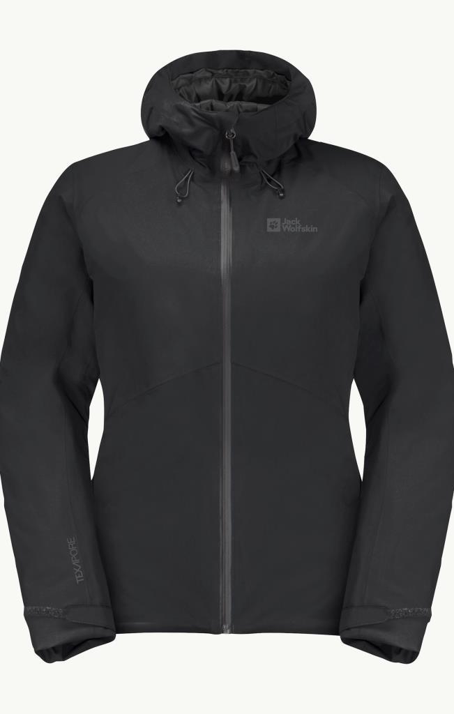 Jack Wolfskin 1111592_6000 Wisper Ins JKT W Black Kadın Outdoor Ceket