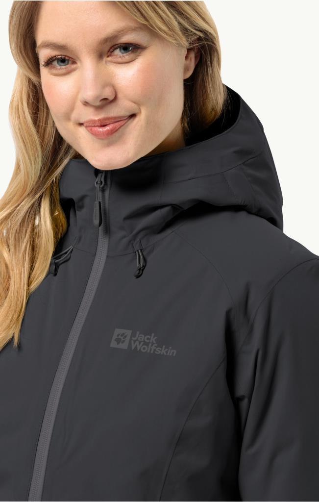 Jack Wolfskin 1111592_6000 Wisper Ins JKT W Black Kadın Outdoor Ceket