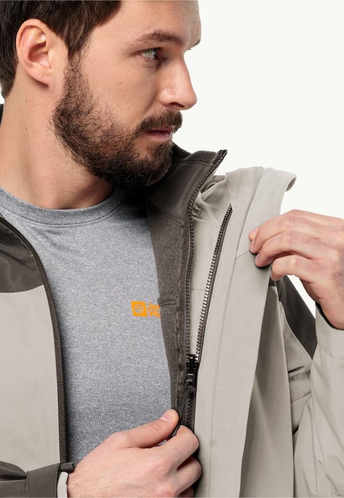 Jack Wolfskin 1115311_A0029 Taubenberg 3In1 JKT M Seal Erkek Outdoor Ceket