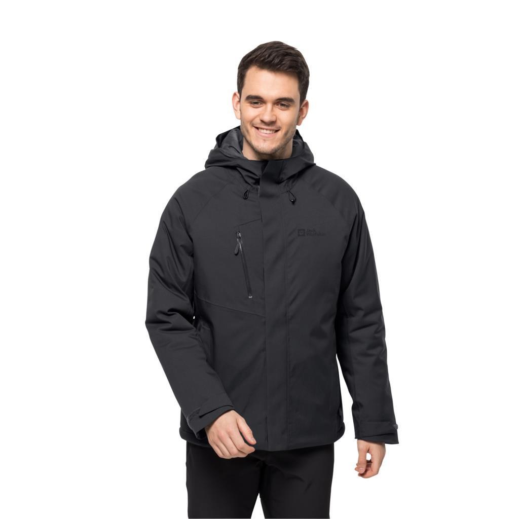 Jack Wolfskin 1115321_6000_002 Troposphere Ins Jacket M Black Erkek Outdoor Ceket