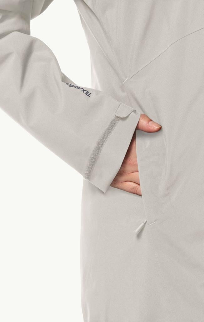 Jack Wolfskin 1115681_5609 Heidelstein Ins JKT W Dove Kadın Outdoor Ceket