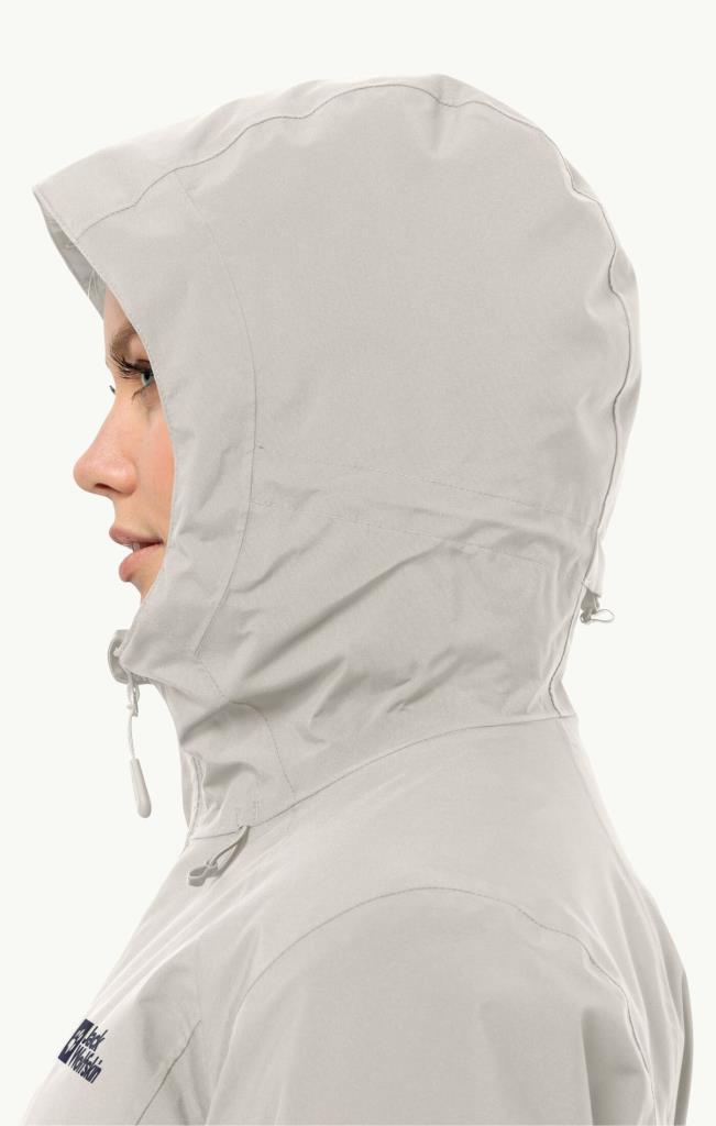 Jack Wolfskin 1115681_5609 Heidelstein Ins JKT W Dove Kadın Outdoor Ceket