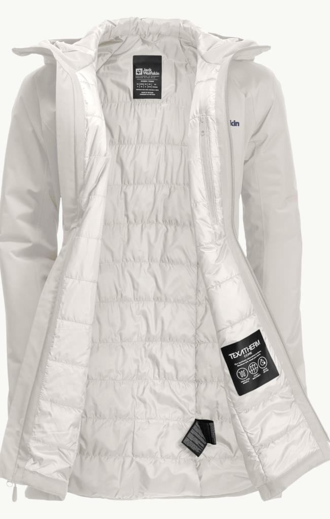 Jack Wolfskin 1115681_5609 Heidelstein Ins JKT W Dove Kadın Outdoor Ceket