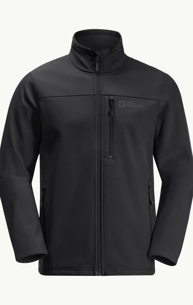 Jack Wolfskin 1305802_6000 Whirlwind Men Black Erkek Outdoor Ceket