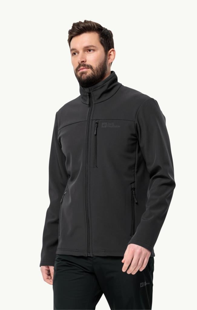 Jack Wolfskin 1305802_6000 Whirlwind Men Black Erkek Outdoor Ceket