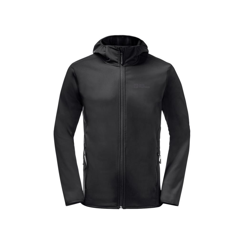 Jack Wolfskin 1307471_6000_004 Bornberg Hoody M Black Erkek Outdoor Ceket