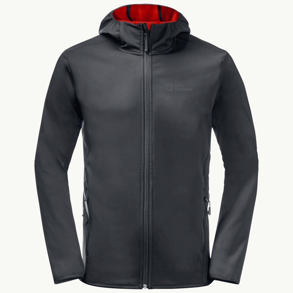 Jack Wolfskin 1307471_6350_002 Bornberg Hoody M Phantom Erkek Outdoor Ceket