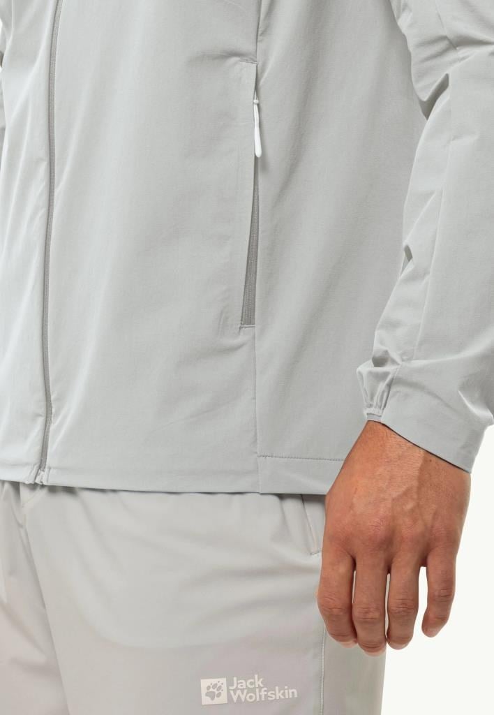 Jack Wolfskin 1307881_6709 Prelight JKT M Cool Grey Erkek Outdoor Ceket