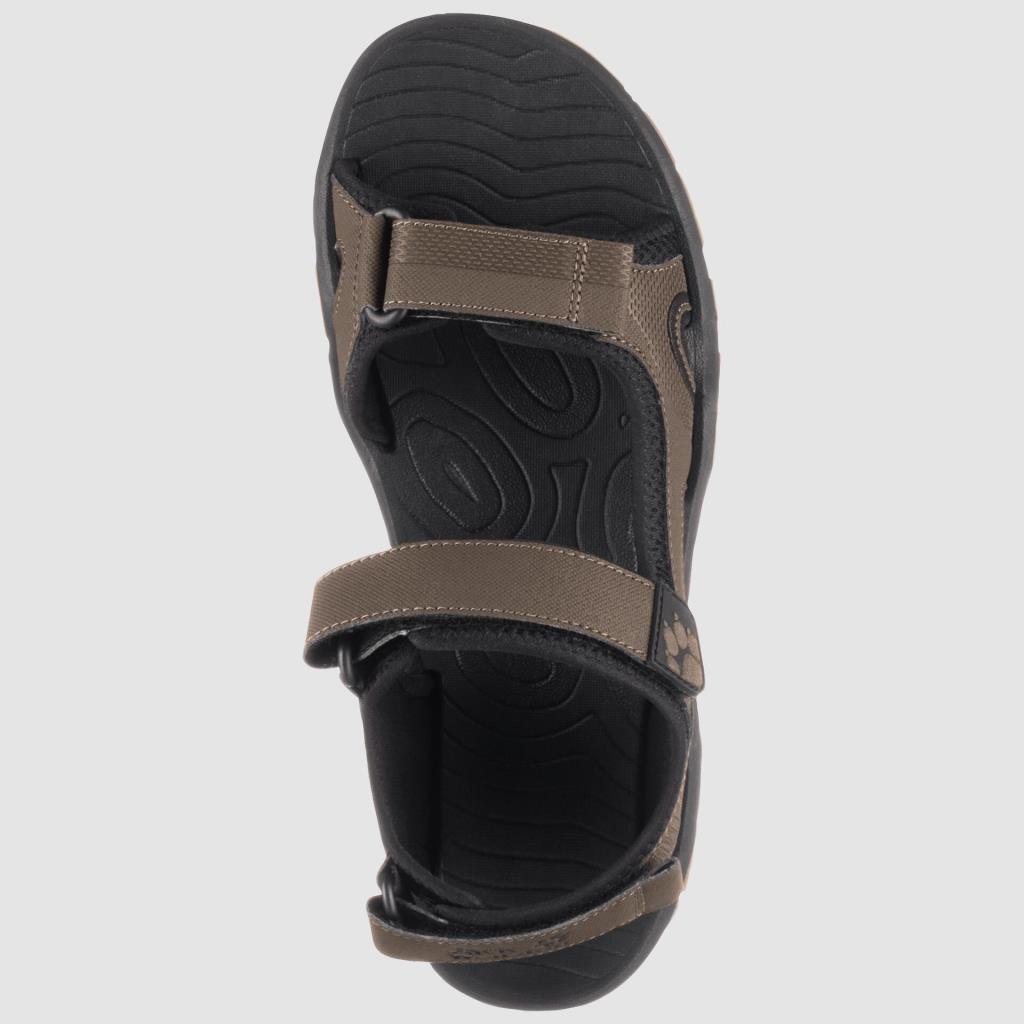 Jack Wolfskin 4019011 LakeWood Cruise Dark Wood Erkek Sandalet