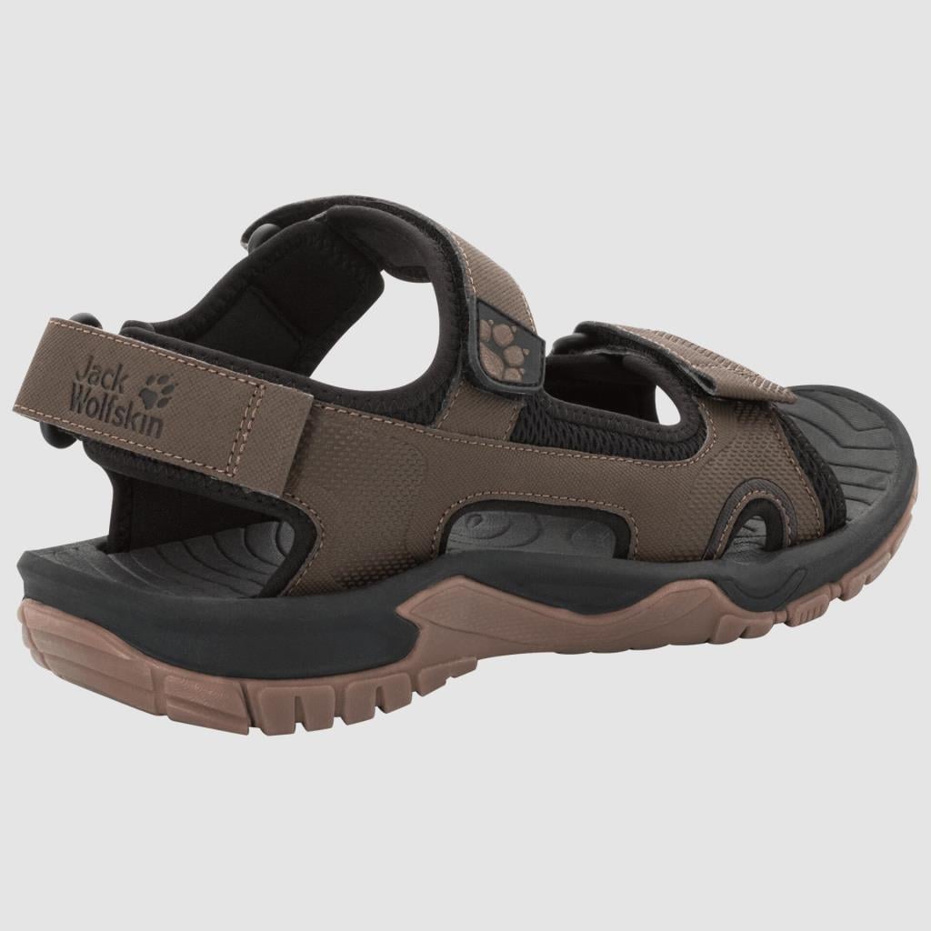 Jack Wolfskin 4019011 LakeWood Cruise Dark Wood Erkek Sandalet