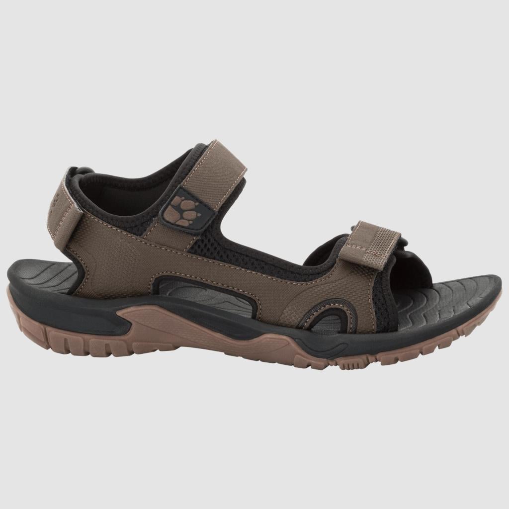 Jack Wolfskin 4019011 LakeWood Cruise Dark Wood Erkek Sandalet
