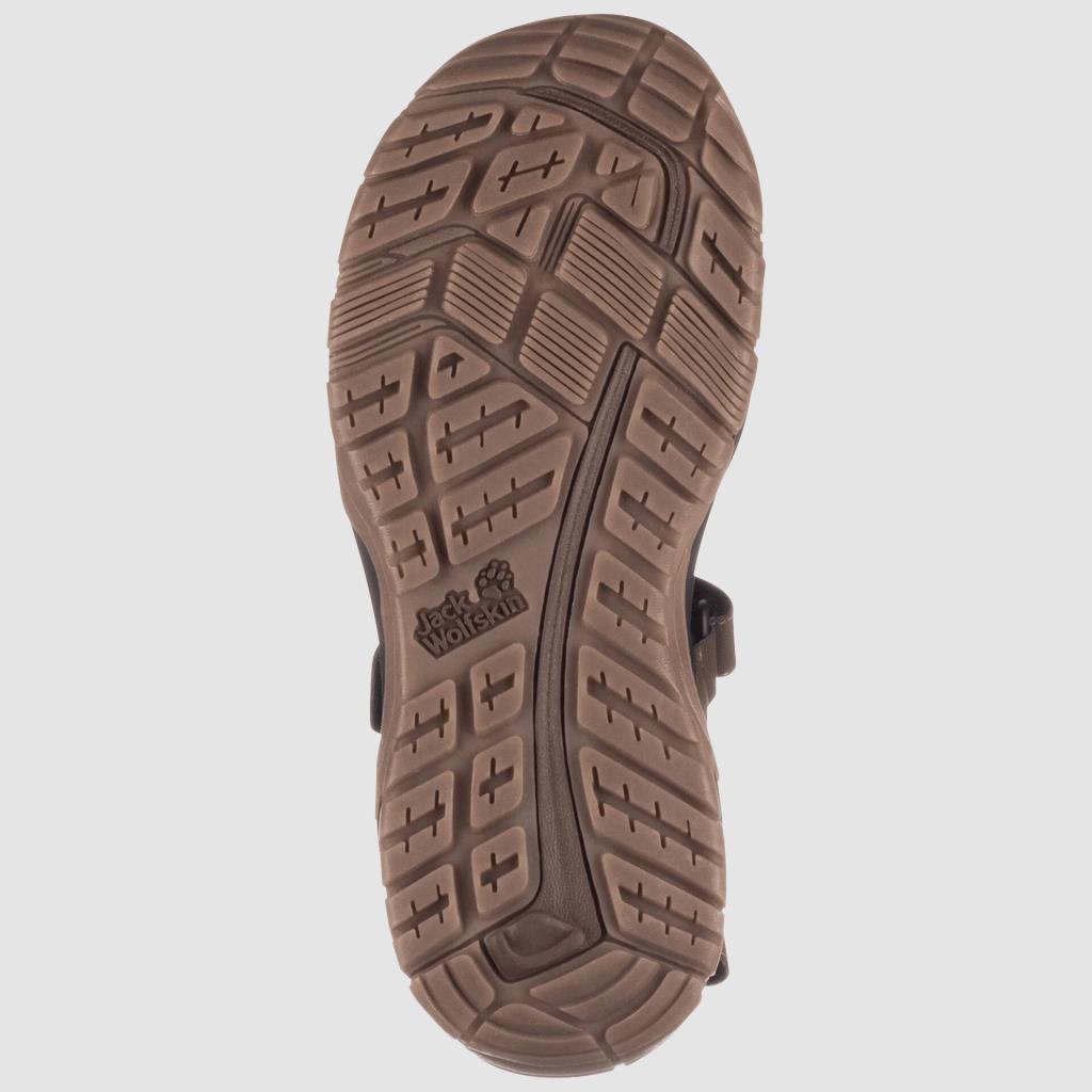 Jack Wolfskin 4019011 LakeWood Cruise Dark Wood Erkek Sandalet