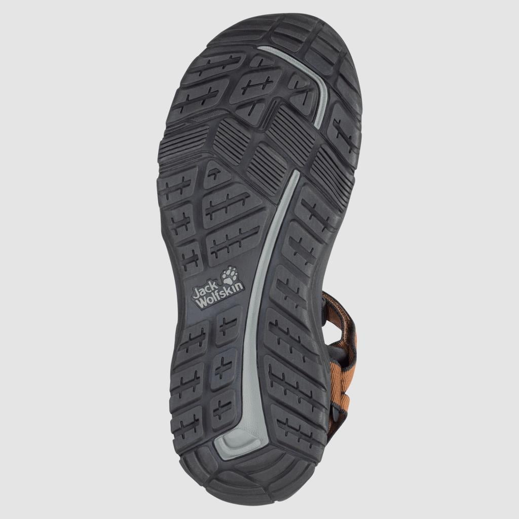 Jack Wolfskin 4019021 Lakewood Ride Sandal M Brown Black Erkek Sandalet
