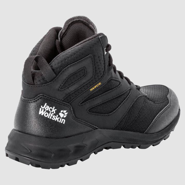 Jack Wolfskin 4039231 Woodland Texapore Mid W Black Kadın Outdoor Bot