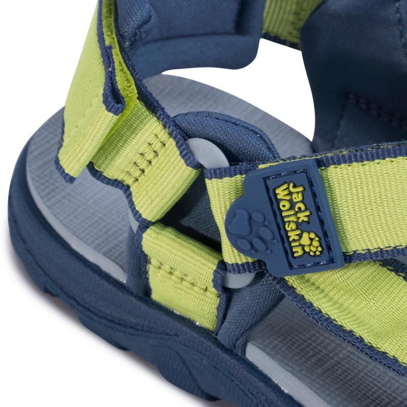 Jack Wolfskin 4040061 Seven Seas 3 K Lime/Blue Kadın Sandalet