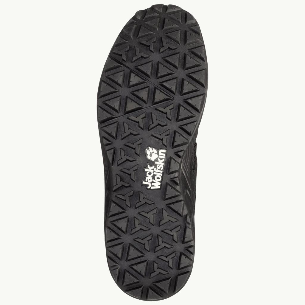 Jack Wolfskin 4051331 Woodland 2 Texapore Mid W Black/Grey Kadın Outdoor Bot