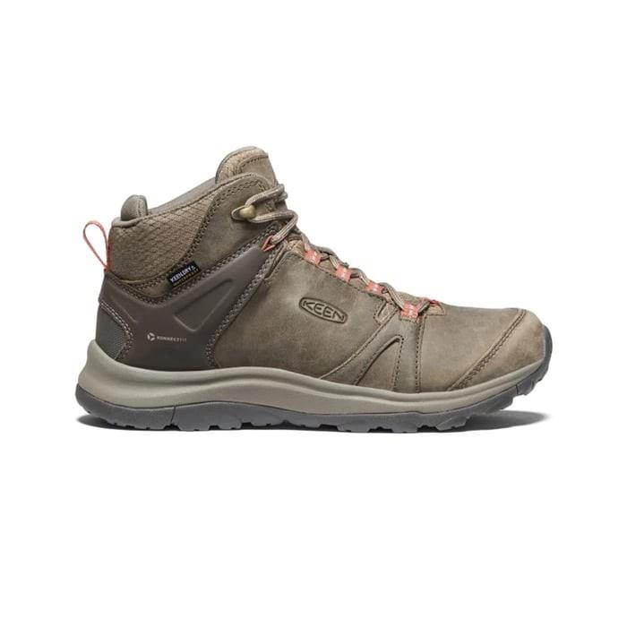 Keen 1023728 Terradora II Leather Mid WP W Brindle/Redwood Kadın Outdoor Bot