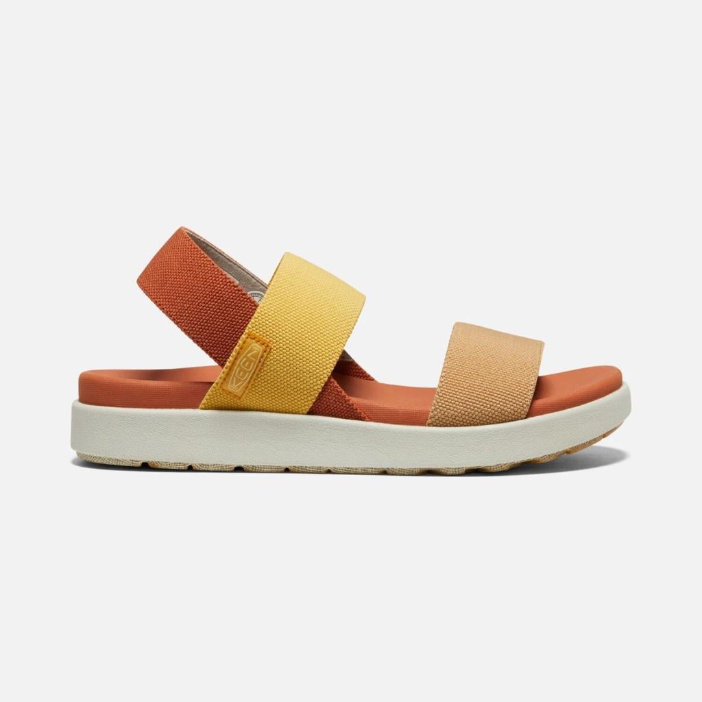 Keen 1026041 Elle Backstrap Fossil Orange/Silver Birch Kadın Sandalet