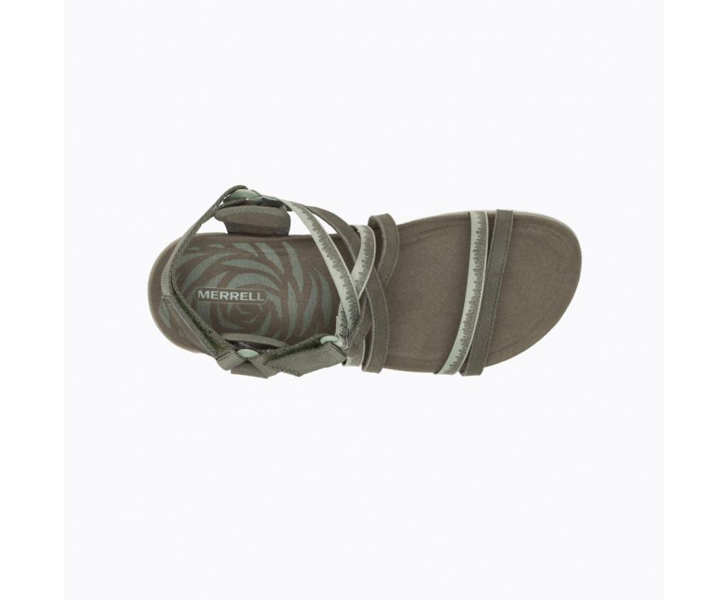 Merrell J004570 Terran 3 Cush Lattice Olive Kadın Sandalet