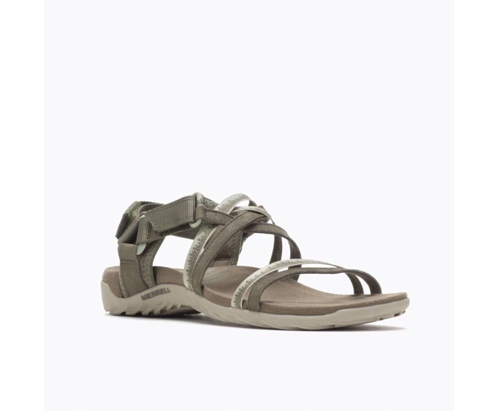 Merrell J004570 Terran 3 Cush Lattice Olive Kadın Sandalet