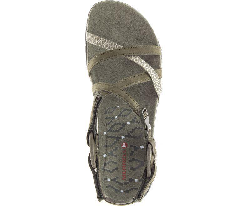 Merrell J98756 Terran Lattice 2 Dusty Olıve Poudreux Kadın Sandalet