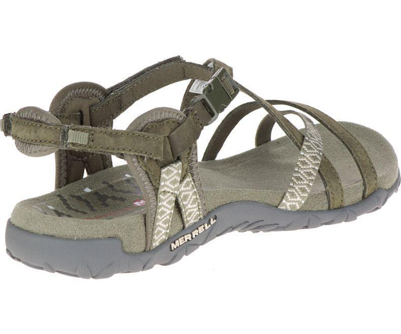 Merrell J98756 Terran Lattice 2 Dusty Olıve Poudreux Kadın Sandalet