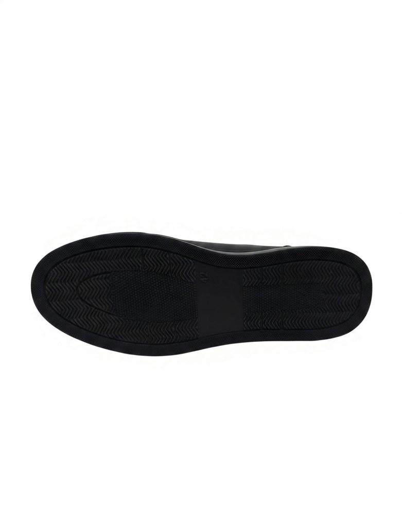 Mr Quinn 1640 Deri Siyah Erkek Sneaker