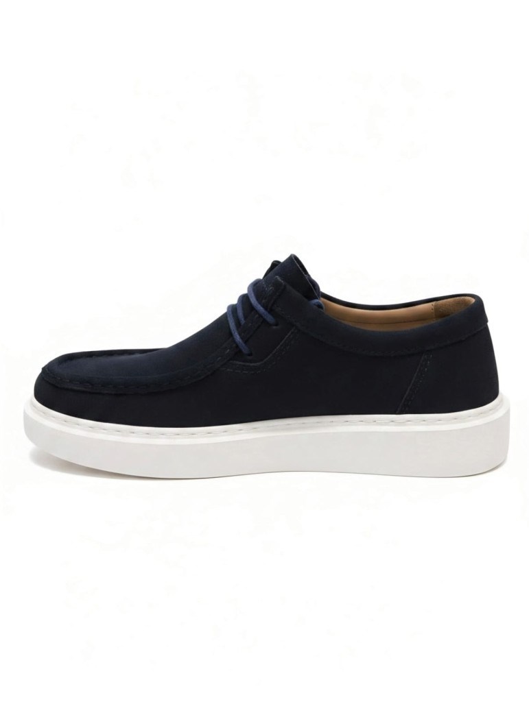 MR Quinn 2530 Nubuk Lacivert Erkek Sneaker