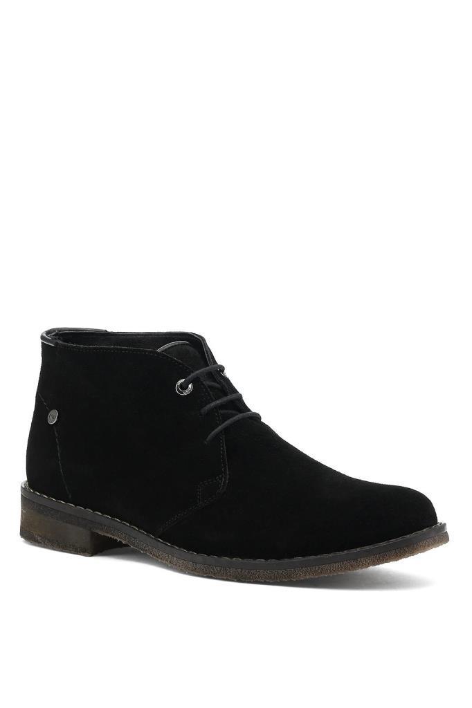 Nine West 101067727 Agello 1 PR Siyah Nubuk Erkek Bot