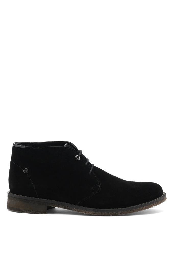 Nine West 101067727 Agello 1 PR Siyah Nubuk Erkek Bot