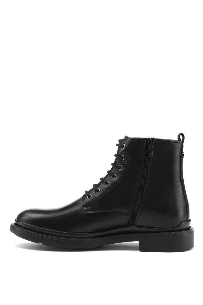 Nine West Stephen 1PR 101067834 Siyah Deri Erkek Bot