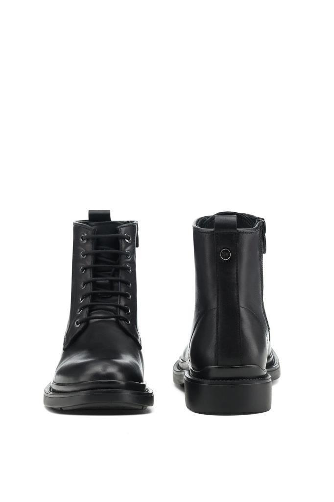 Nine West Stephen 1PR 101067834 Siyah Deri Erkek Bot