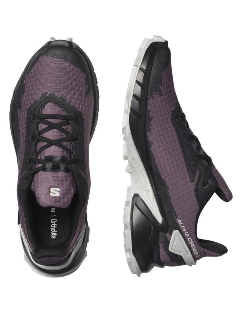 Salomon 417252 Alphacross 4 W Moonscape Black/Lunar Rock Kadın Outdoor Ayakkabı