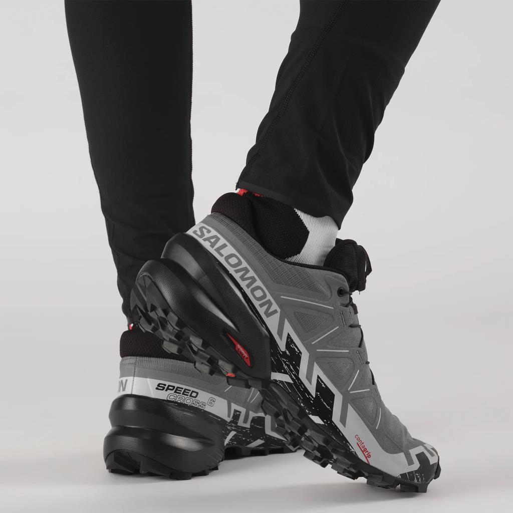 Salomon 417380 Speedcross 6 Quiet Shade/Black/Pearl Blue Erkek Outdoor Ayakkabı