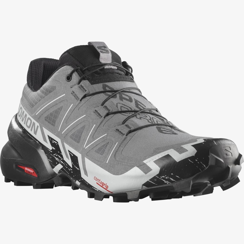 Salomon 417380 Speedcross 6 Quiet Shade/Black/Pearl Blue Erkek Outdoor Ayakkabı