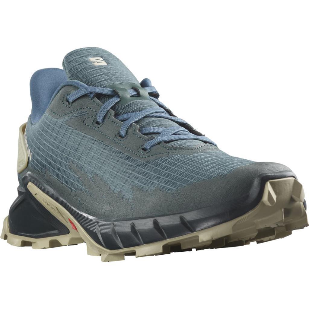 Salomon 471166 Alphacross 4 Stargazer/Carbon/Moss Gray Erkek Outdoor Ayakkabı