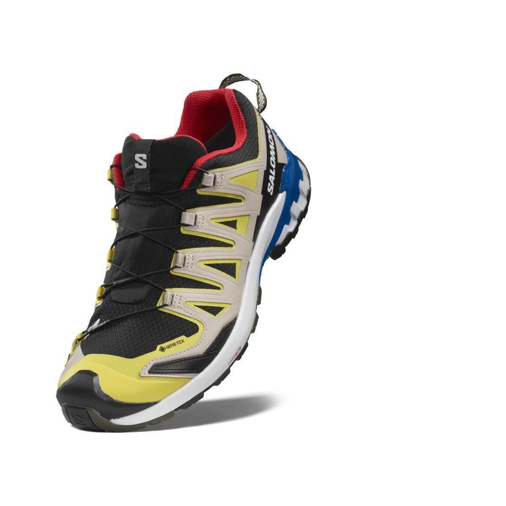 Salomon 471190 Xa Pro 3D V9 GTX Black/Buttercup/Lapis Blue Erkek Outdoor Ayakkabı