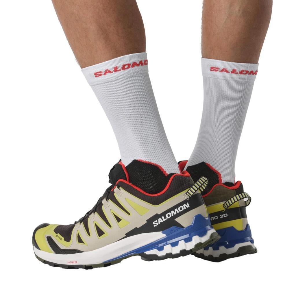 Salomon 471190 Xa Pro 3D V9 GTX Black/Buttercup/Lapis Blue Erkek Outdoor Ayakkabı