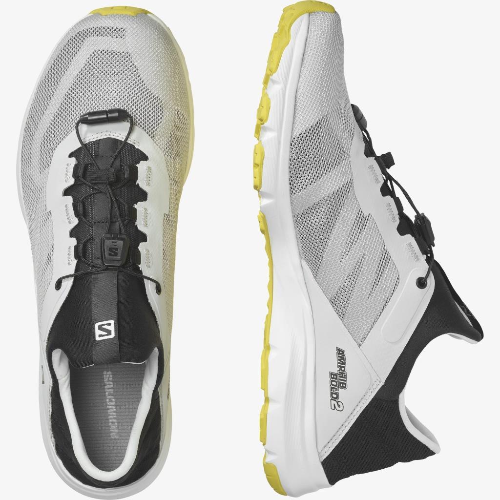 Salomon 471536 Amphib Bold 2 Lunar Rock/Black/Buttercup Erkek Aqua Ayakkabı