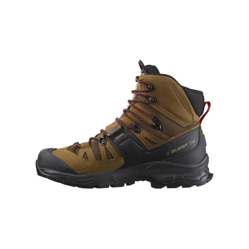 Salomon 471564 Quest 4 GTX Rubber/Black/Fiery Red Erkek Outdoor Bot