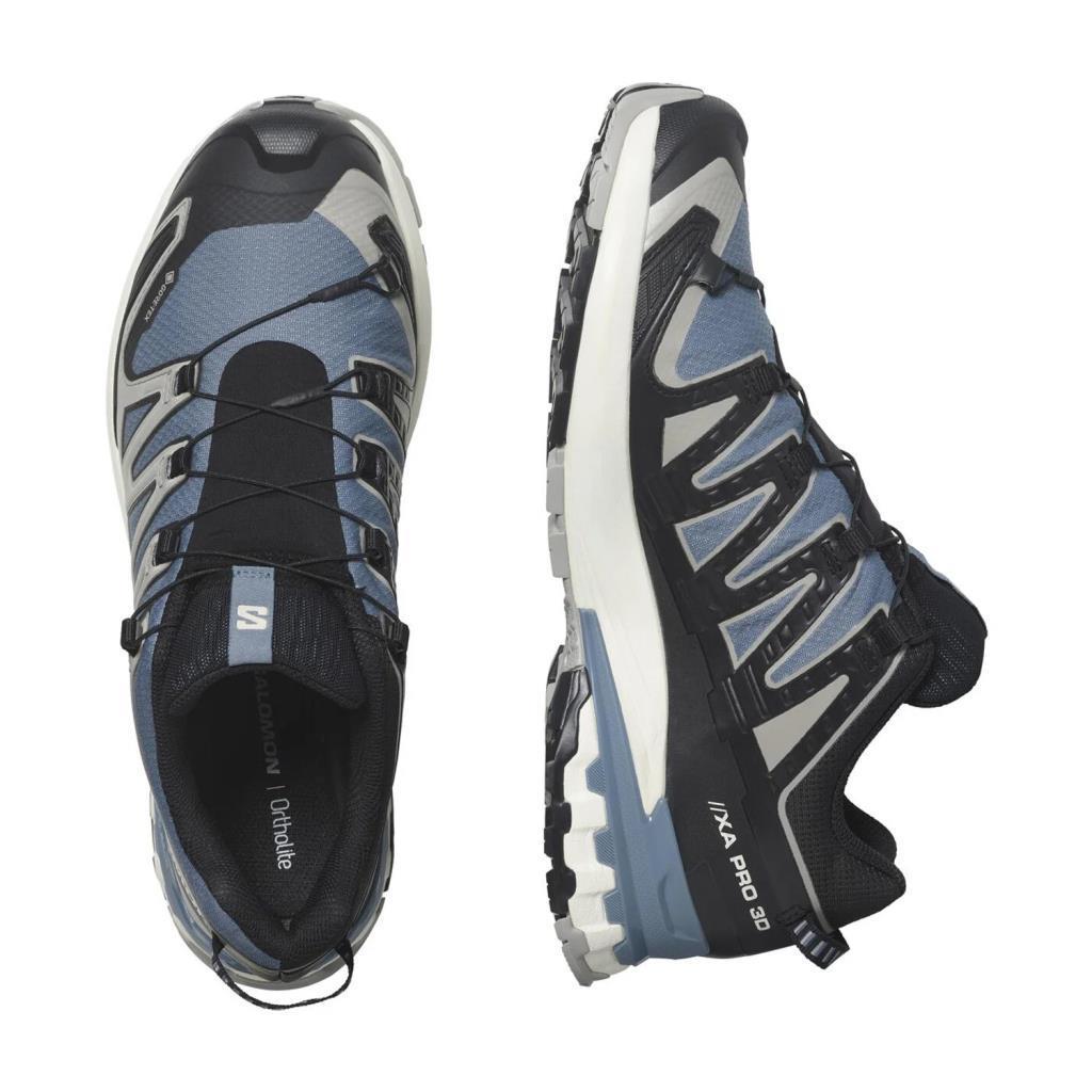 Salomon 472706 Xa Pro 3D V9 GTX Flint Stone/Black/Ghost Gray Erkek Outdoor Ayakkabı