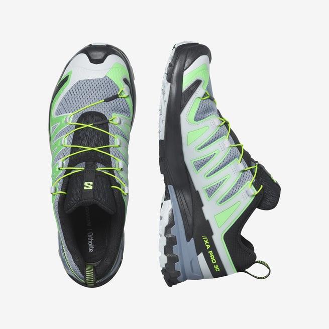 Salomon 472719 Xa Pro 3D V9 Flint Stone/Green Gecko/Black Erkek Outdoor Ayakkabı