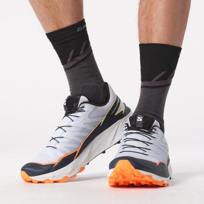 Salomon 472952 Thundercross Heather/India Ink/Shocking Orange Erkek Outdoor Ayakkabı