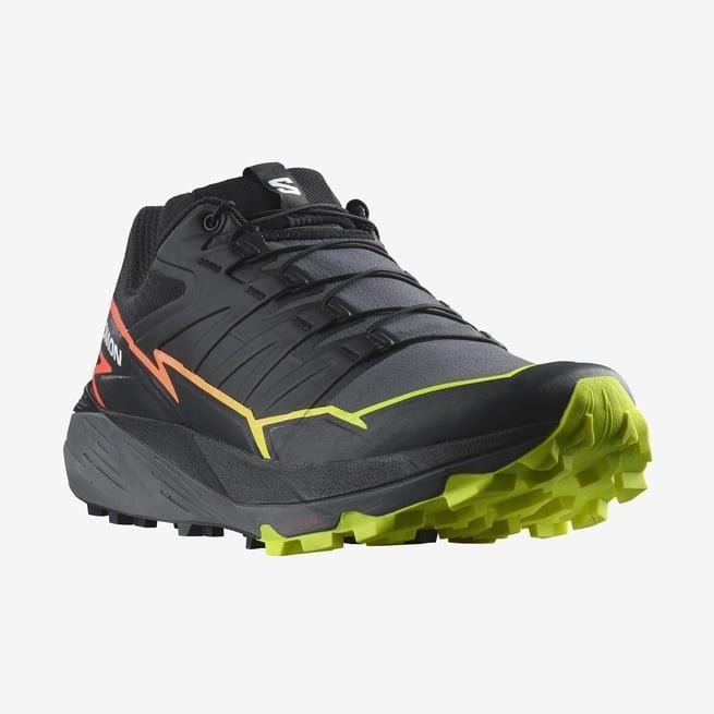 Salomon 472954 Thundercross Black/Quiet Shade/Neon Flame Erkek Outdoor Ayakkabı