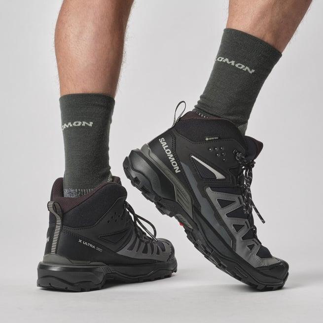 Salomon 474476 X Ultra 360 Mid GTX Black/Magnet/Pewter Erkek Outdoor Bot