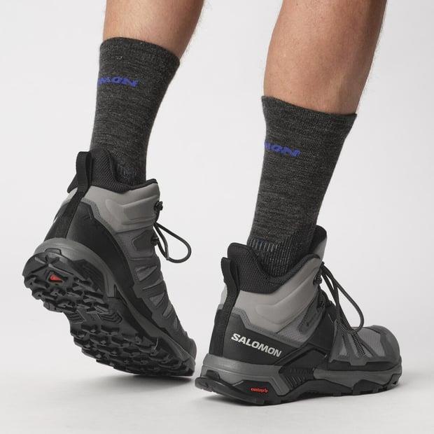 Salomon 474542 X Ultra 4 Mid GTX Sharksin/Quiet Shade/Black Erkek Outdoor Bot