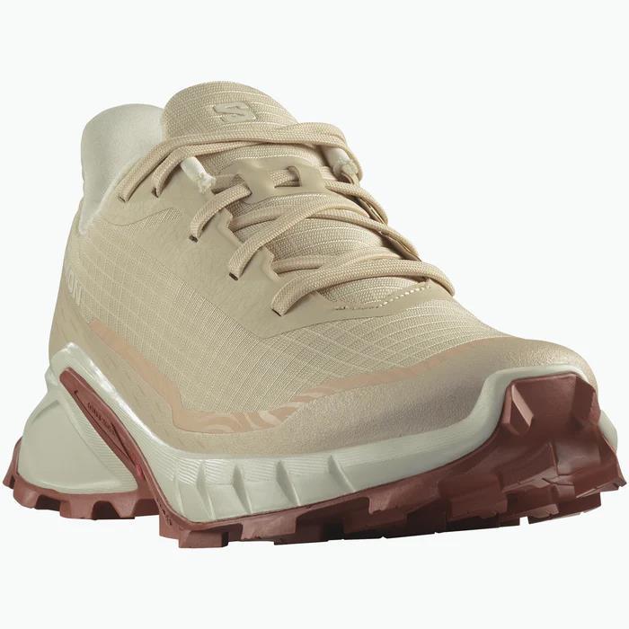 Salomon 474602 Alphacross 5 W Wheat/Vanilla Ice/Argon Kadın Outdoor Ayakkabı